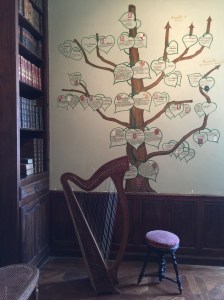 The Library Tower with Family Tree of Original Owners